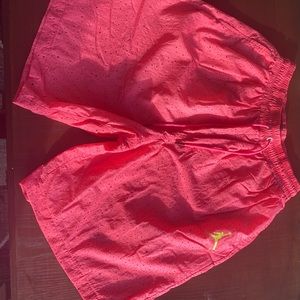 Pink Jordan shorts